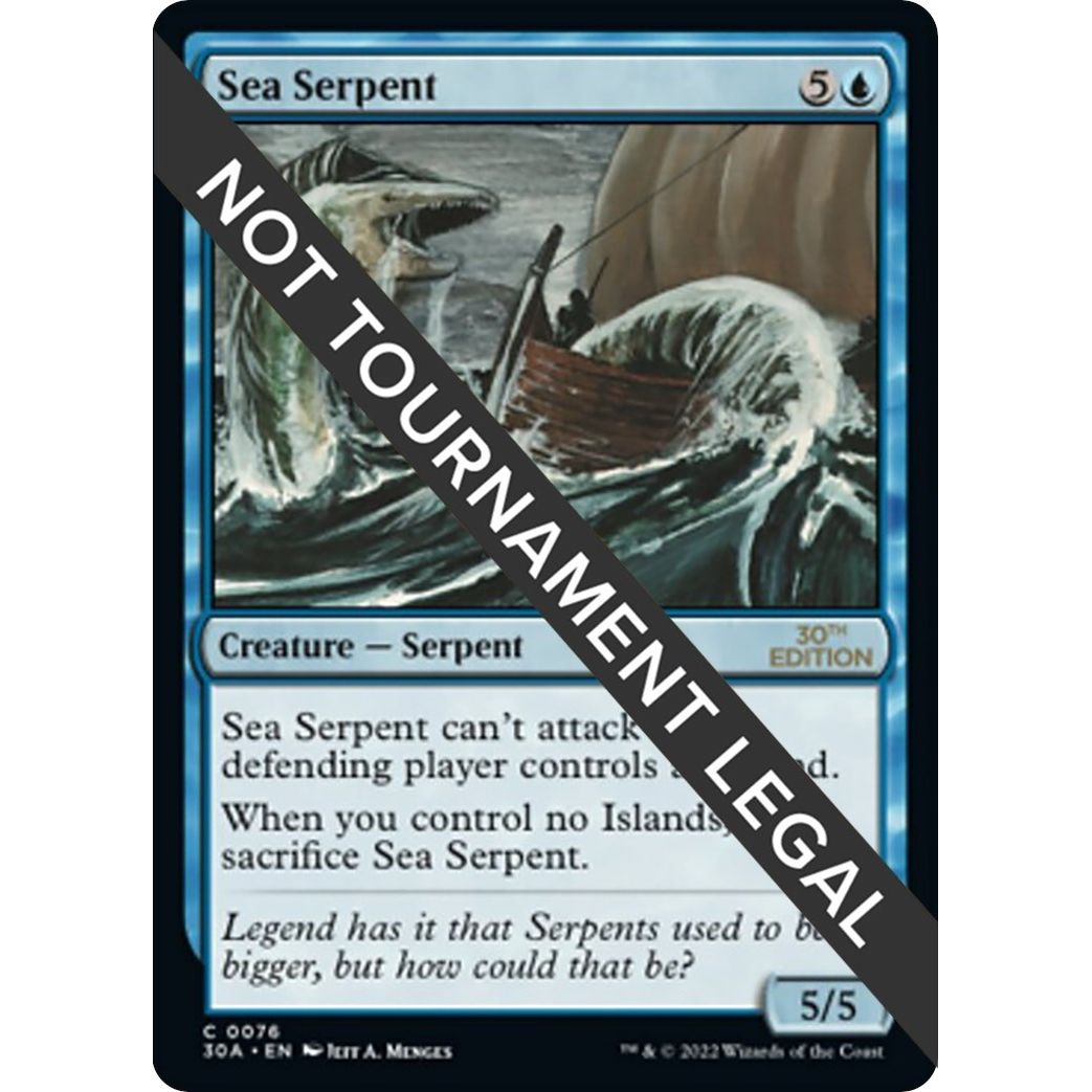 Image for Sea Serpent (76) (30A) - Magic: The Gathering