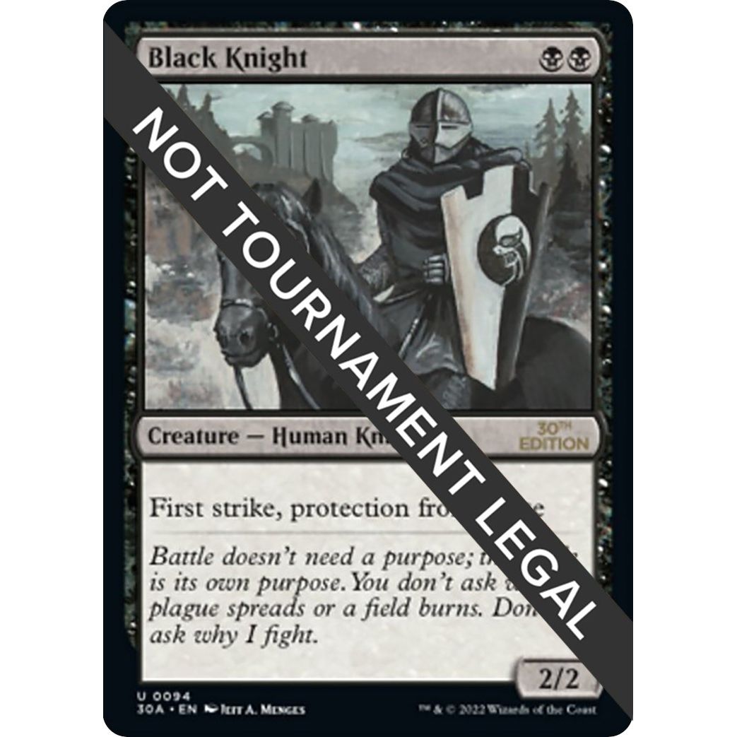 Image for Black Knight (94) (30A) - Magic: The Gathering