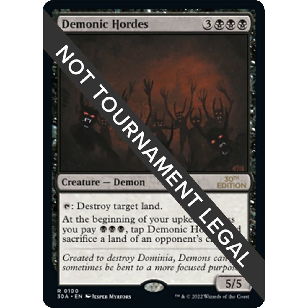Image for Demonic Hordes (100) (30A) - Magic: The Gathering