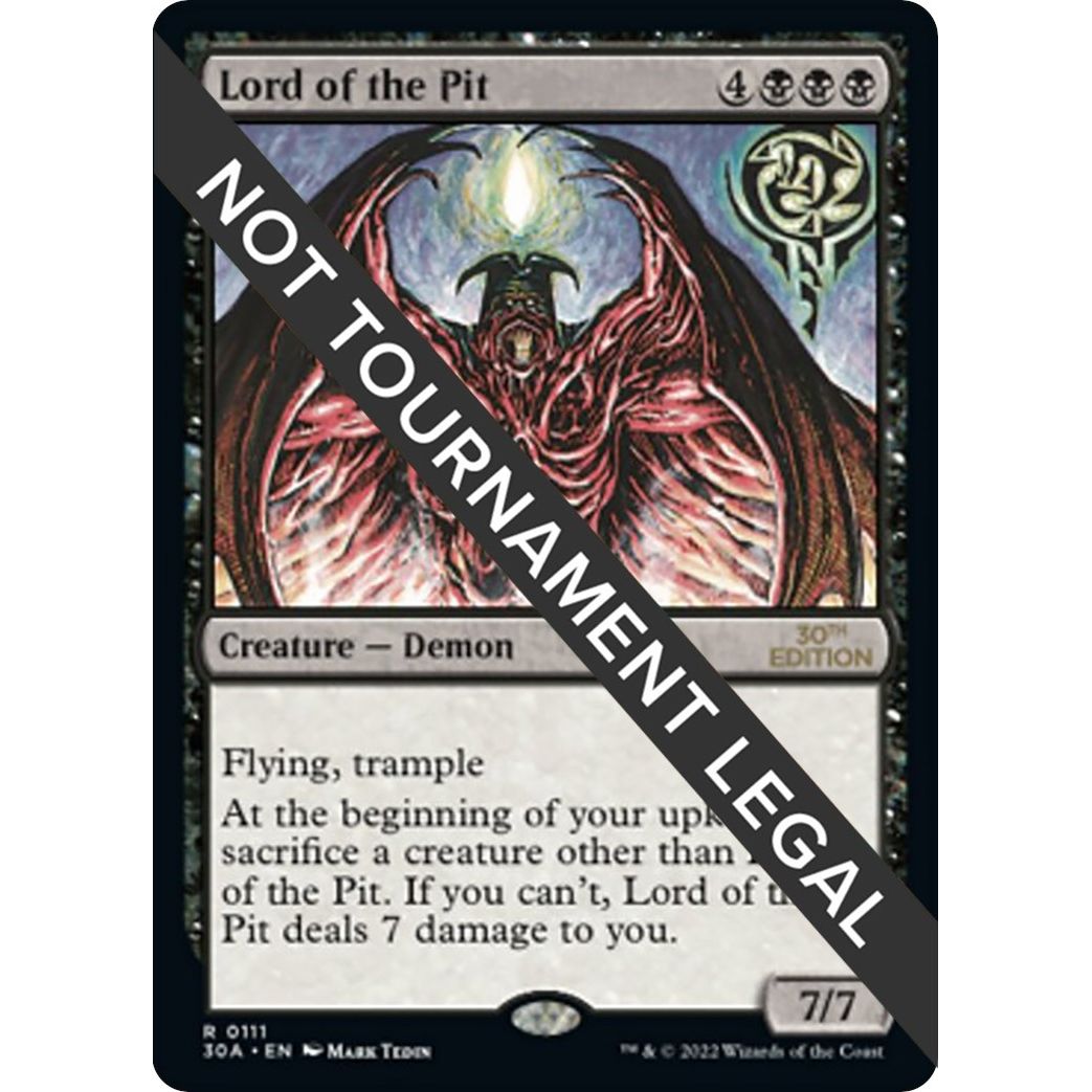Image for Lord of the Pit (111) (30A) - Magic: The Gathering