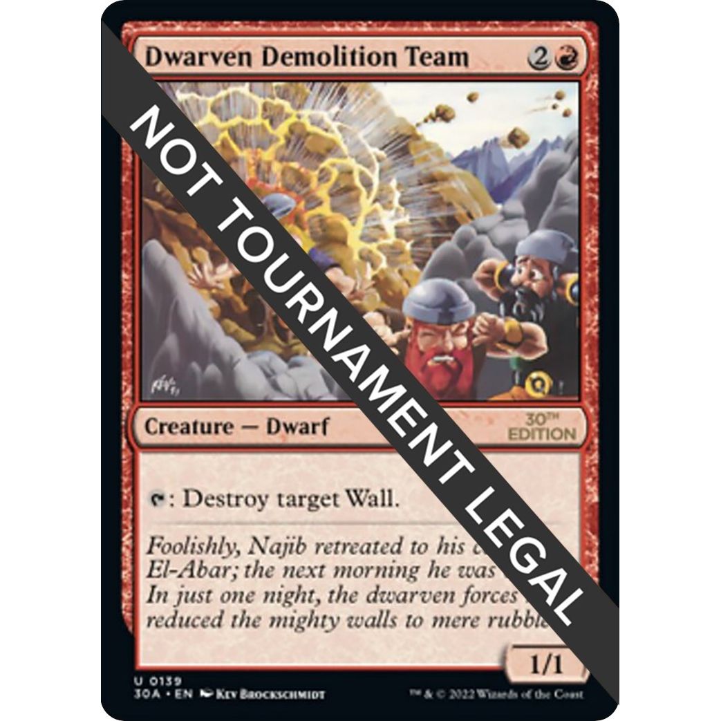 Image for Dwarven Demolition Team (139) (30A) - Magic: The Gathering