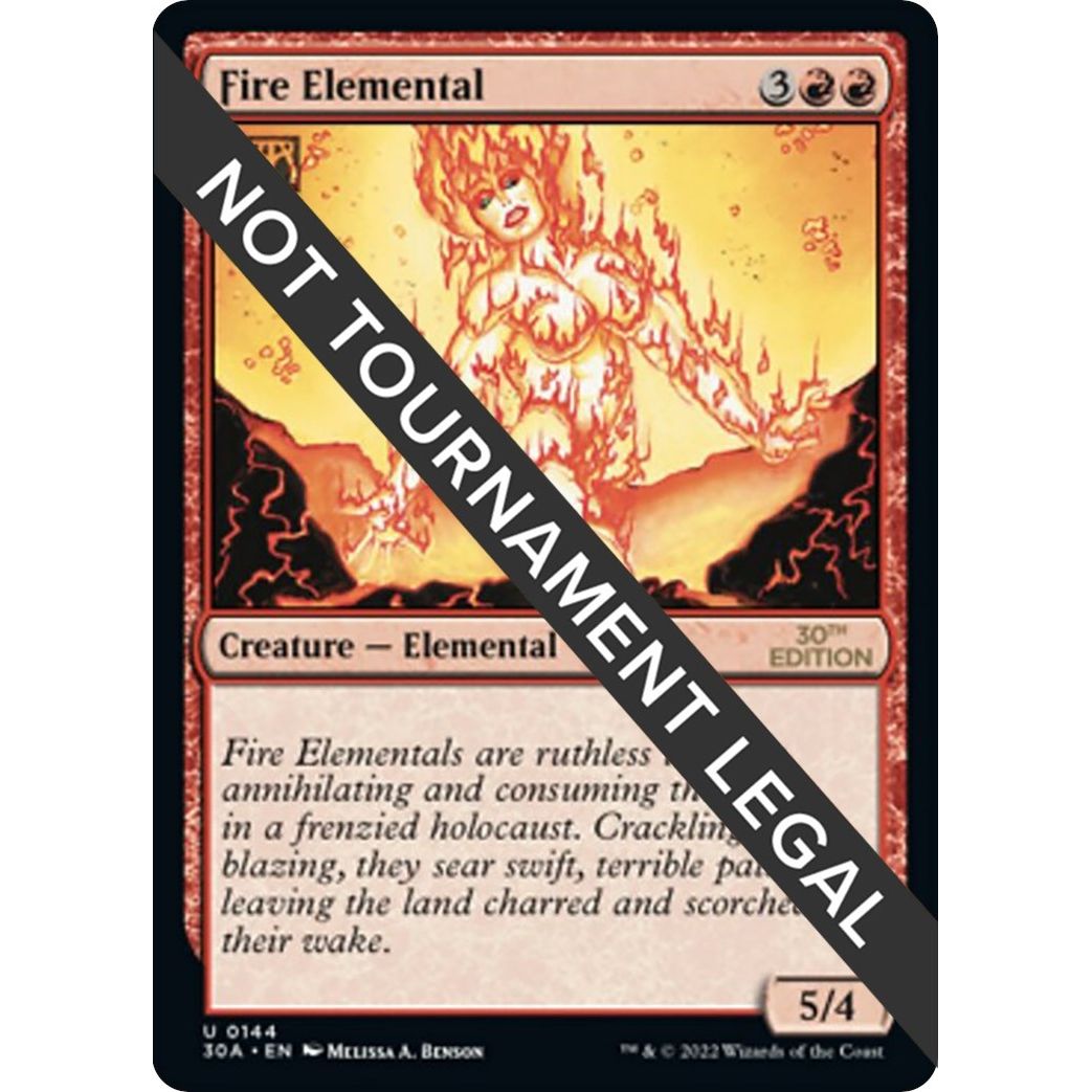 Image for Fire Elemental (144) (30A) - Magic: The Gathering