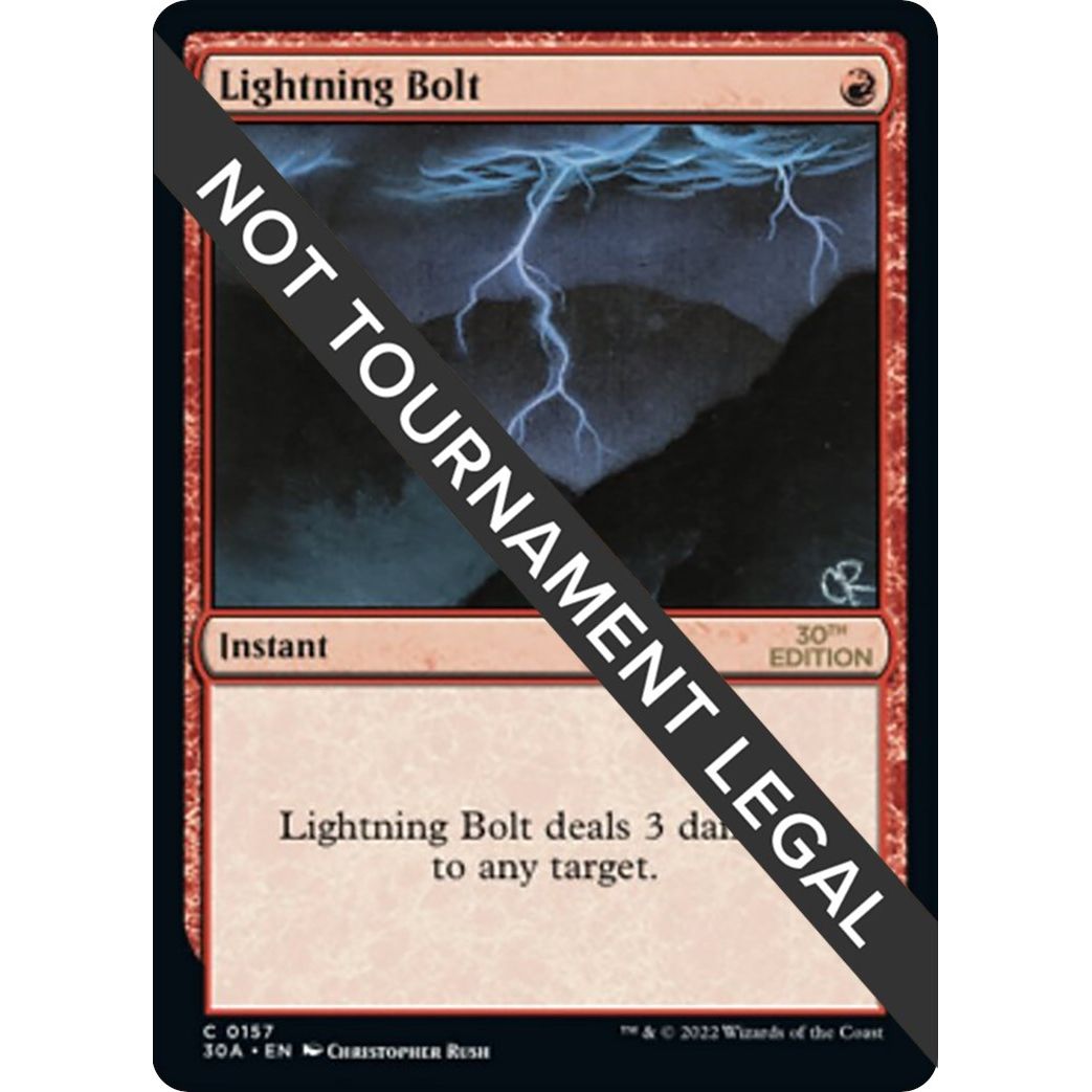 Image for Lightning Bolt (157) (30A) - Magic: The Gathering