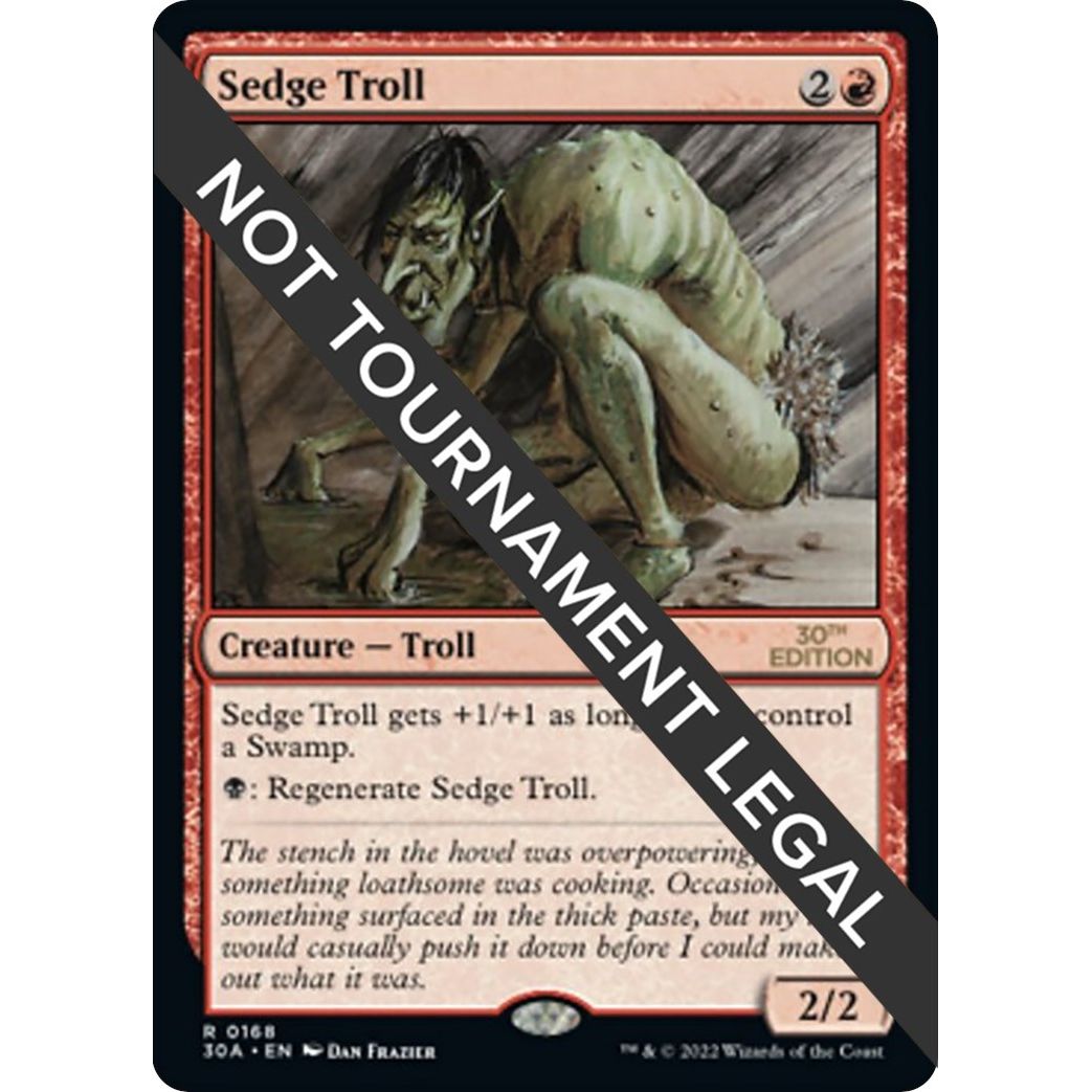 Image for Sedge Troll (168) (30A) - Magic: The Gathering