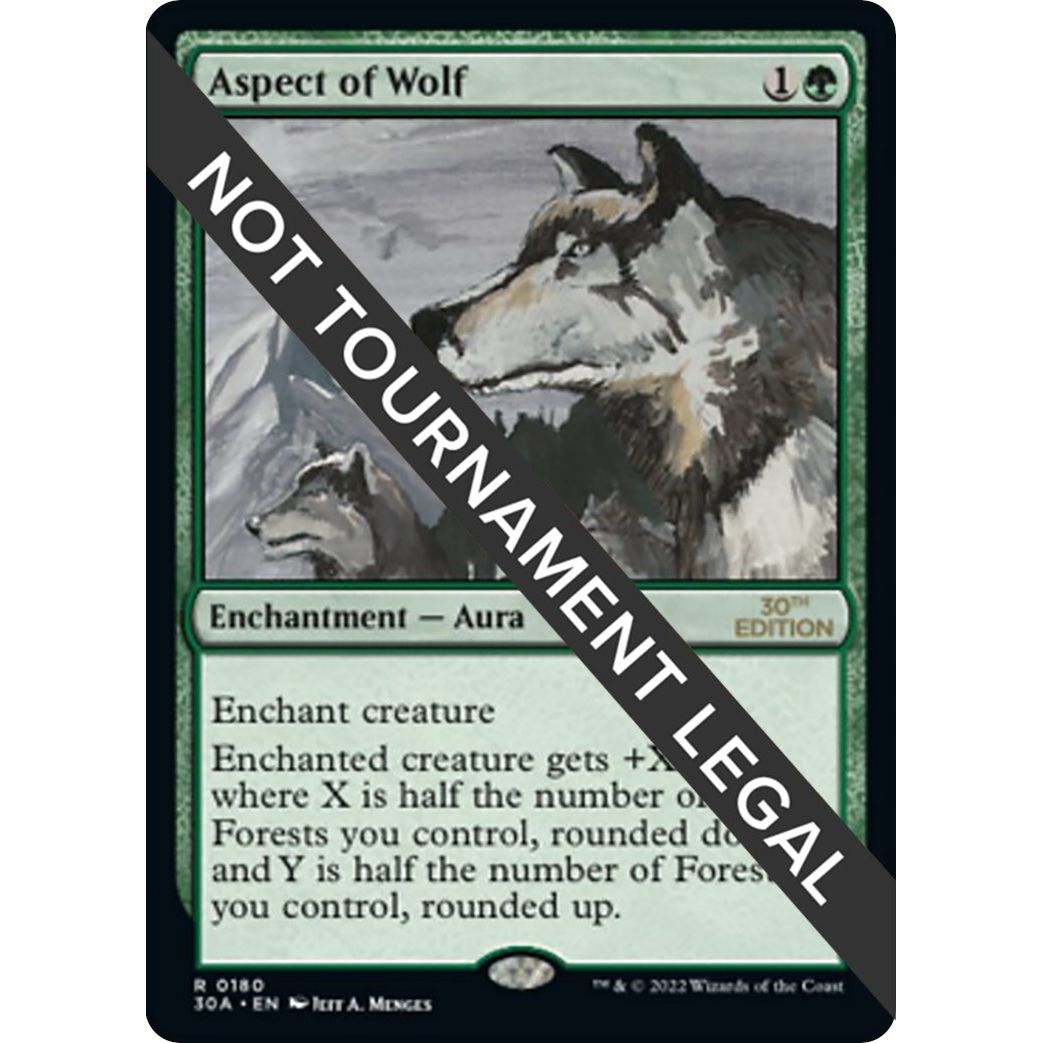 Image for Aspect of Wolf (180) (30A) - Magic: The Gathering