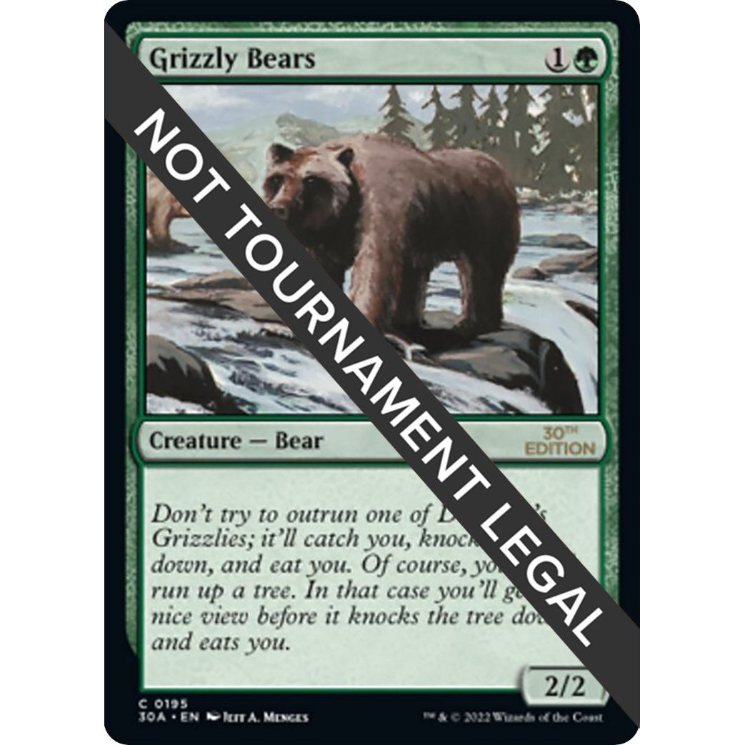 Image for Grizzly Bears (195) (30A) - Magic: The Gathering