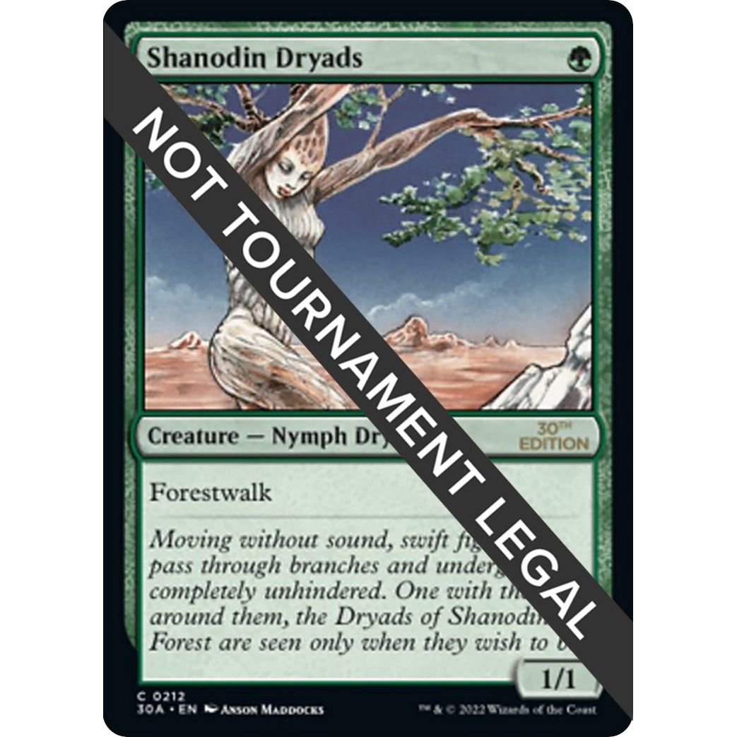 Image for Shanodin Dryads (212) (30A) - Magic: The Gathering