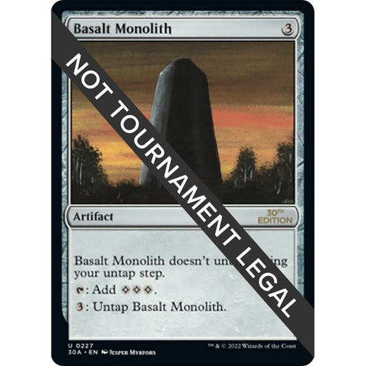 Image for Basalt Monolith (227) (30A) - Magic: The Gathering