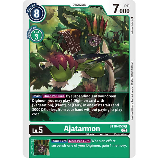 Image for Ajatarmon (BT10-053 U) (BT10) - Digimon Card Game