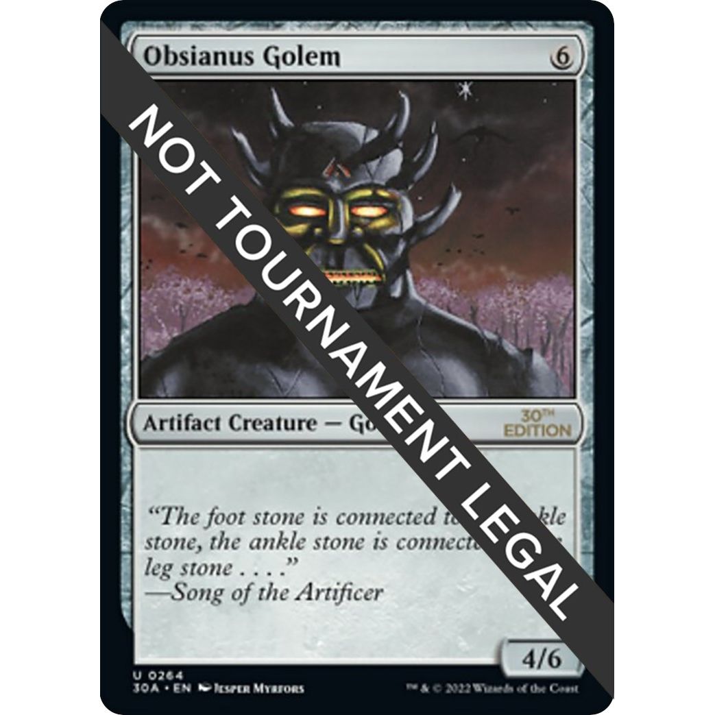 Image for Obsianus Golem (264) (30A) - Magic: The Gathering