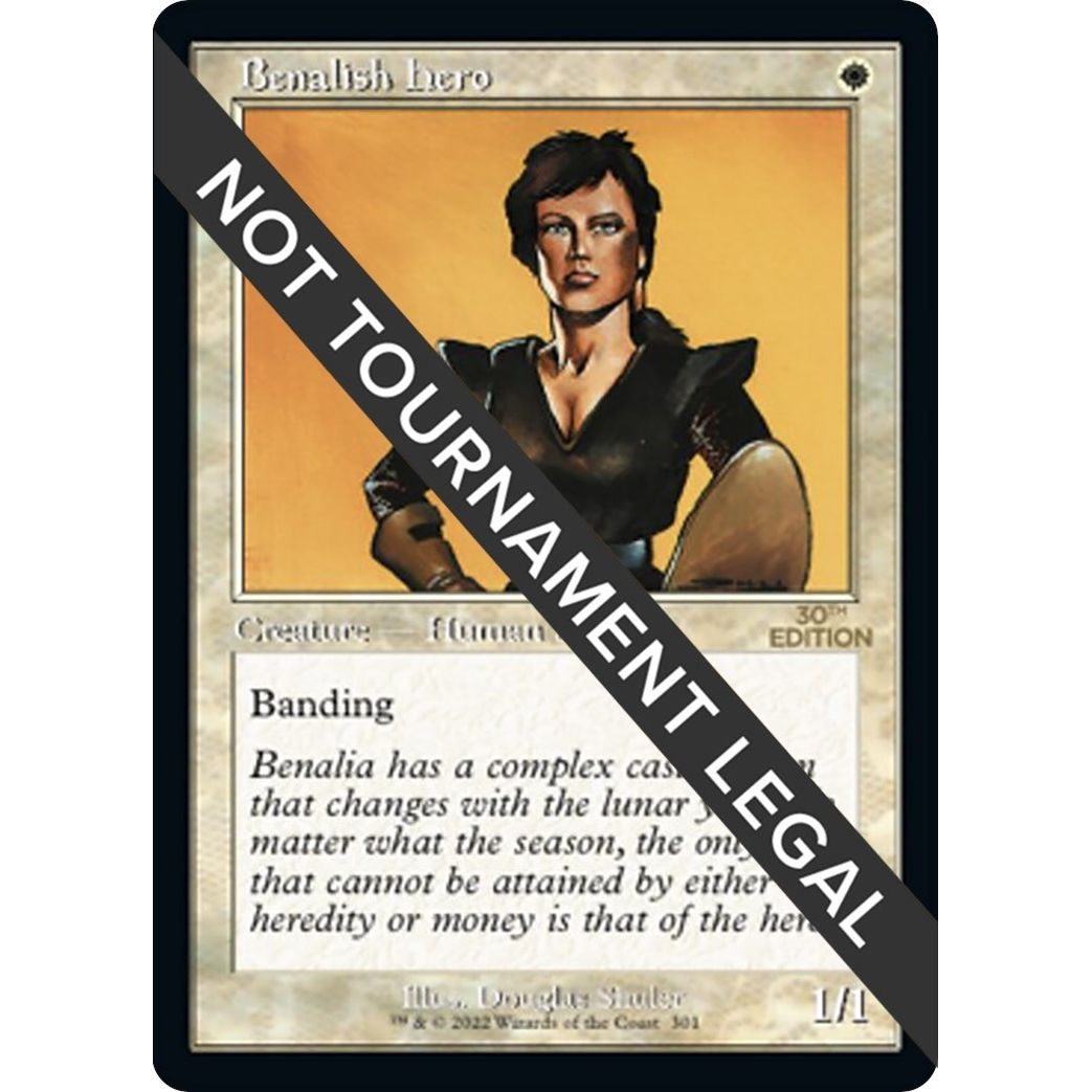 Image for Benalish Hero (Retro Frame) (301) (30A) - Magic: The Gathering