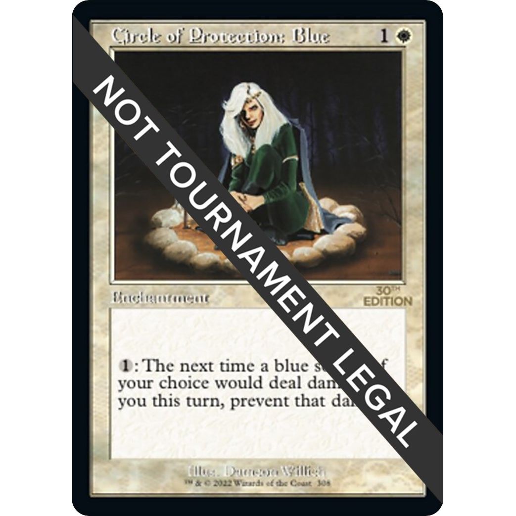 Image for Circle of Protection: Blue (Retro Frame) (308) (30A) - Magic: The Gathering