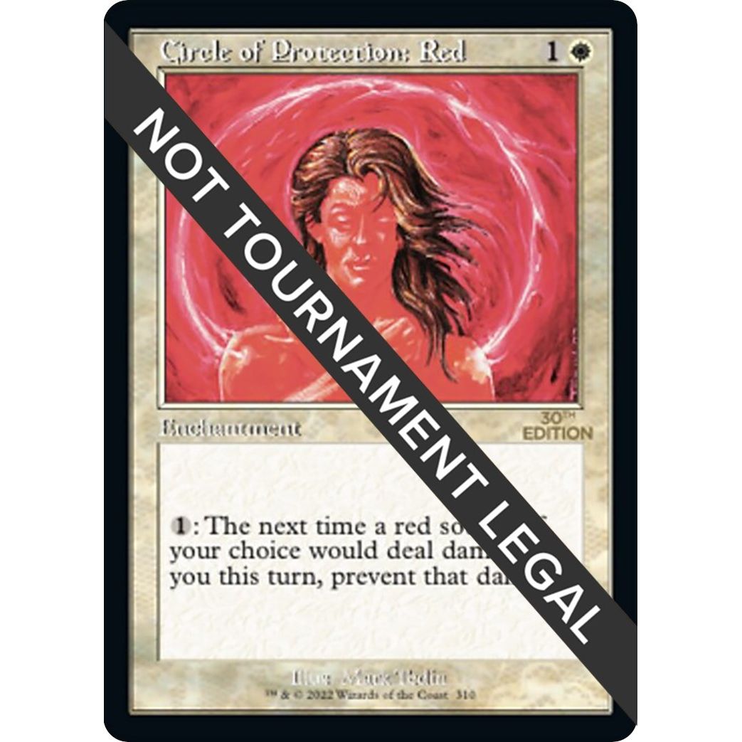 Image for Circle of Protection: Red (Retro Frame) (310) (30A) - Magic: The Gathering