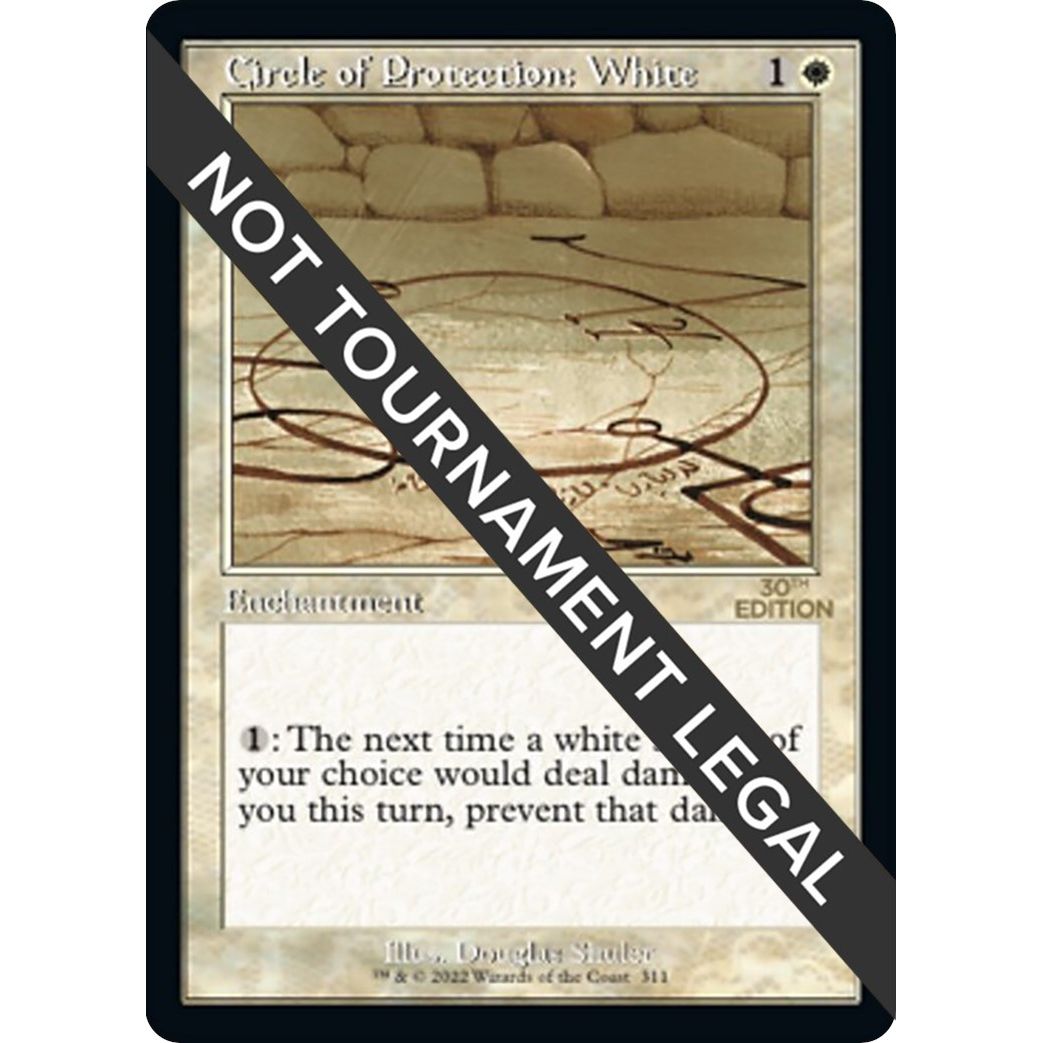 Image for Circle of Protection: White (Retro Frame) (311) (30A) - Magic: The Gathering