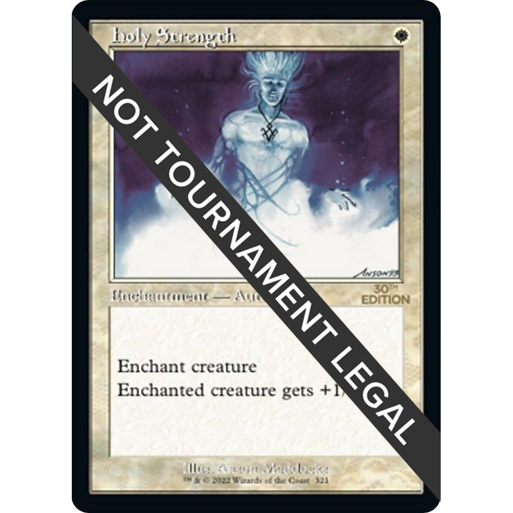 Image for Holy Strength (Retro Frame) (321) (30A) - Magic: The Gathering