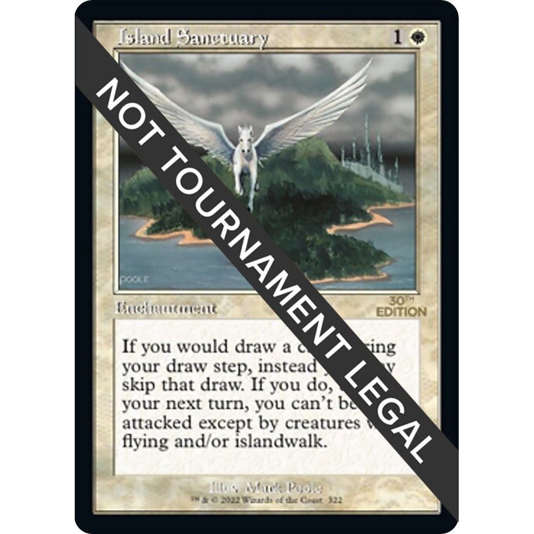 Image for Island Sanctuary (Retro Frame) (322) (30A) - Magic: The Gathering