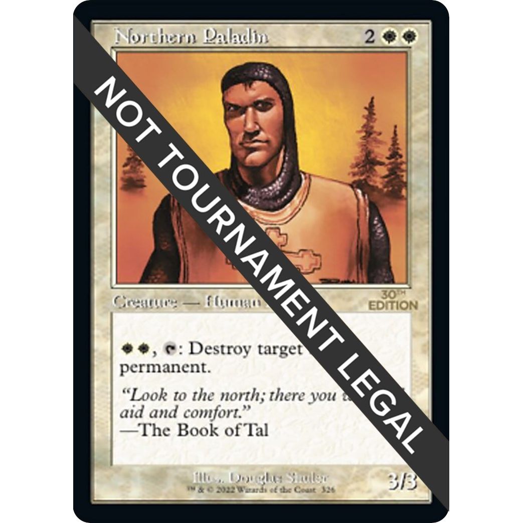 Image for Northern Paladin (Retro Frame) (326) (30A) - Magic: The Gathering