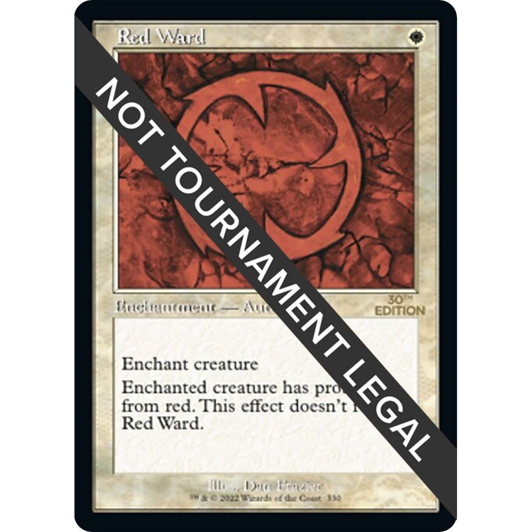 Image for Red Ward (Retro Frame) (330) (30A) - Magic: The Gathering