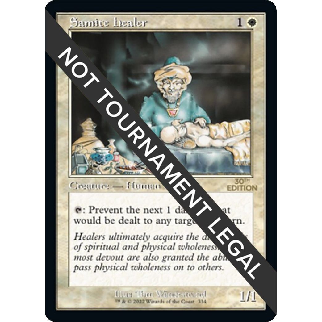 Image for Samite Healer (Retro Frame) (334) (30A) - Magic: The Gathering