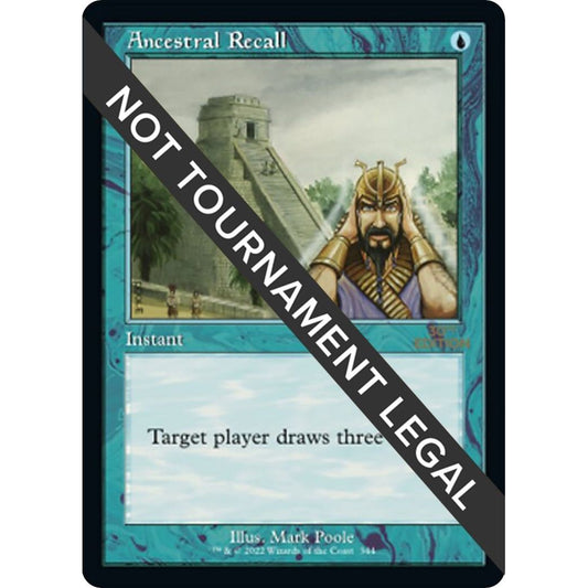 Image for Ancestral Recall (Retro Frame) (344) (30A) - Magic: The Gathering
