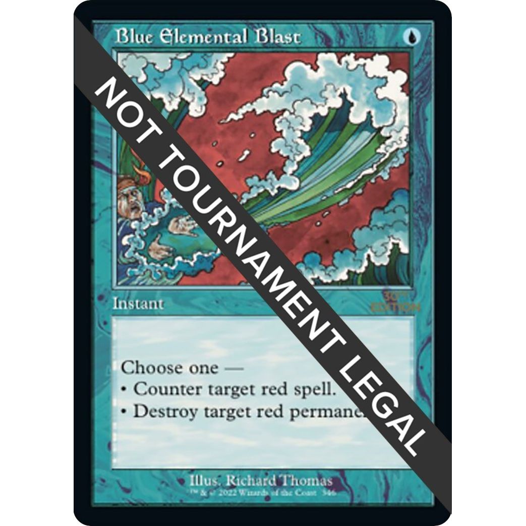 Image for Blue Elemental Blast (Retro Frame) (346) (30A) - Magic: The Gathering