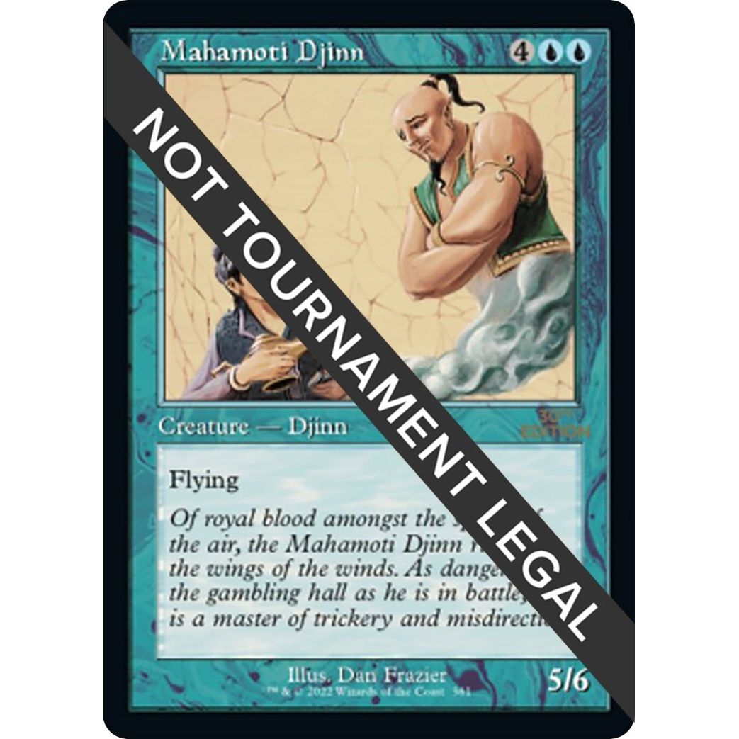 Image for Mahamoti Djinn (Retro Frame) (361) (30A) - Magic: The Gathering