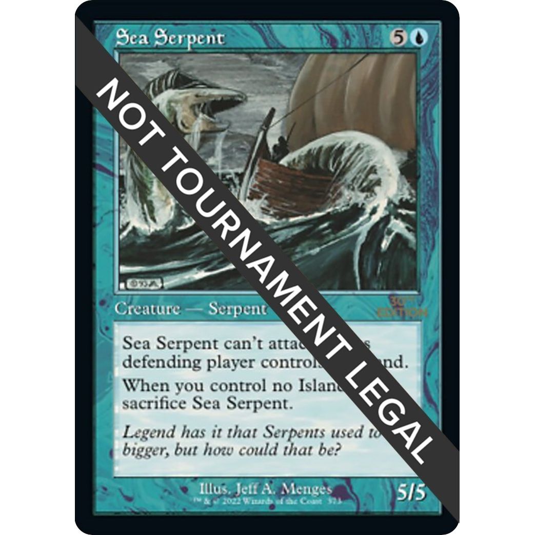 Image for Sea Serpent (Retro Frame) (373) (30A) - Magic: The Gathering
