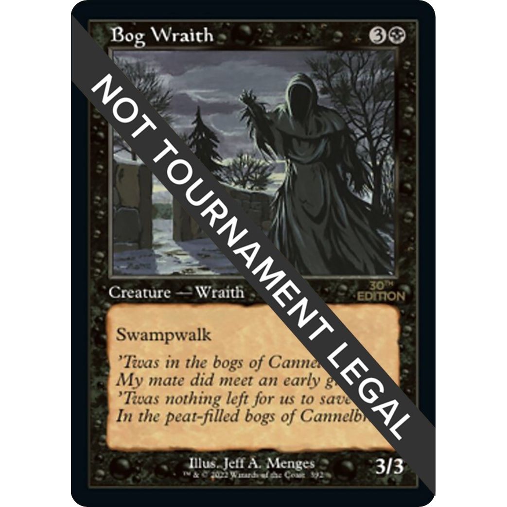 Image for Bog Wraith (Retro Frame) (392) (30A) - Magic: The Gathering