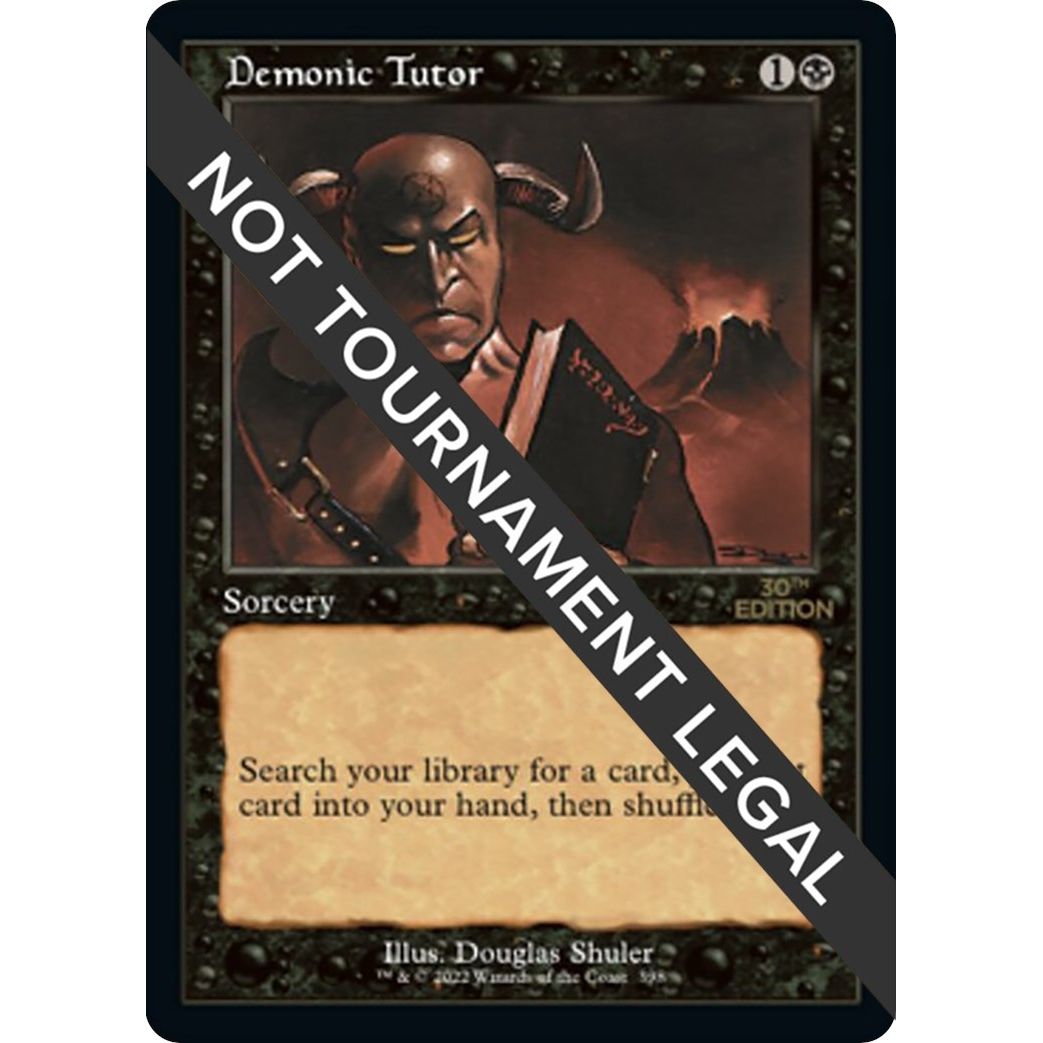 Image for Demonic Tutor (Retro Frame) (398) (30A) - Magic: The Gathering