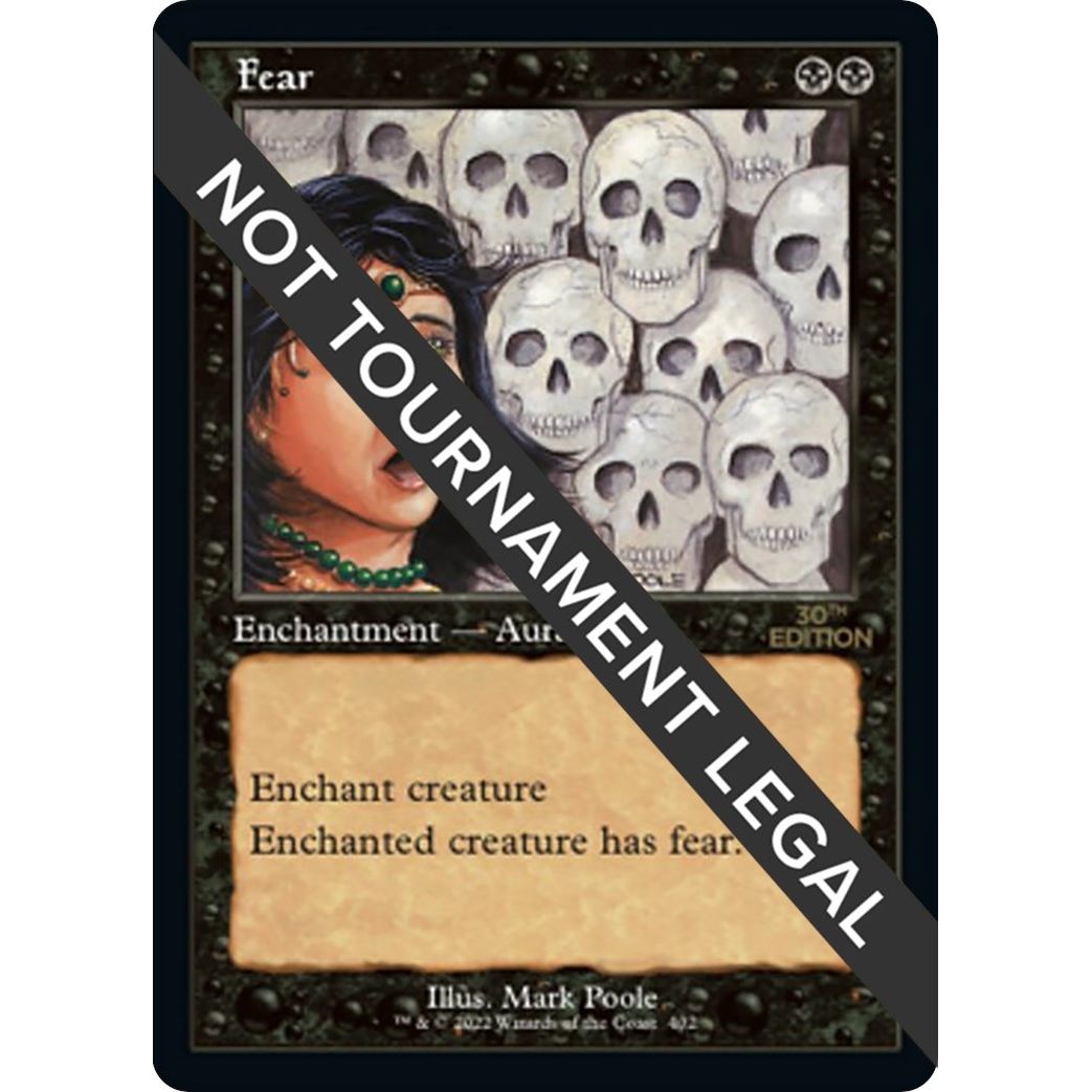 Image for Fear (Retro Frame) (402) (30A) - Magic: The Gathering
