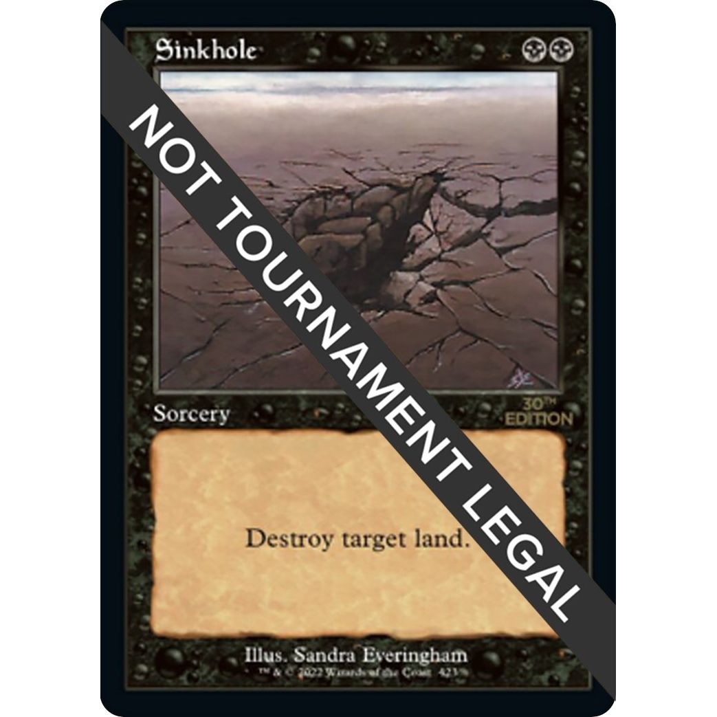Image for Sinkhole (Retro Frame) (423) (30A) - Magic: The Gathering