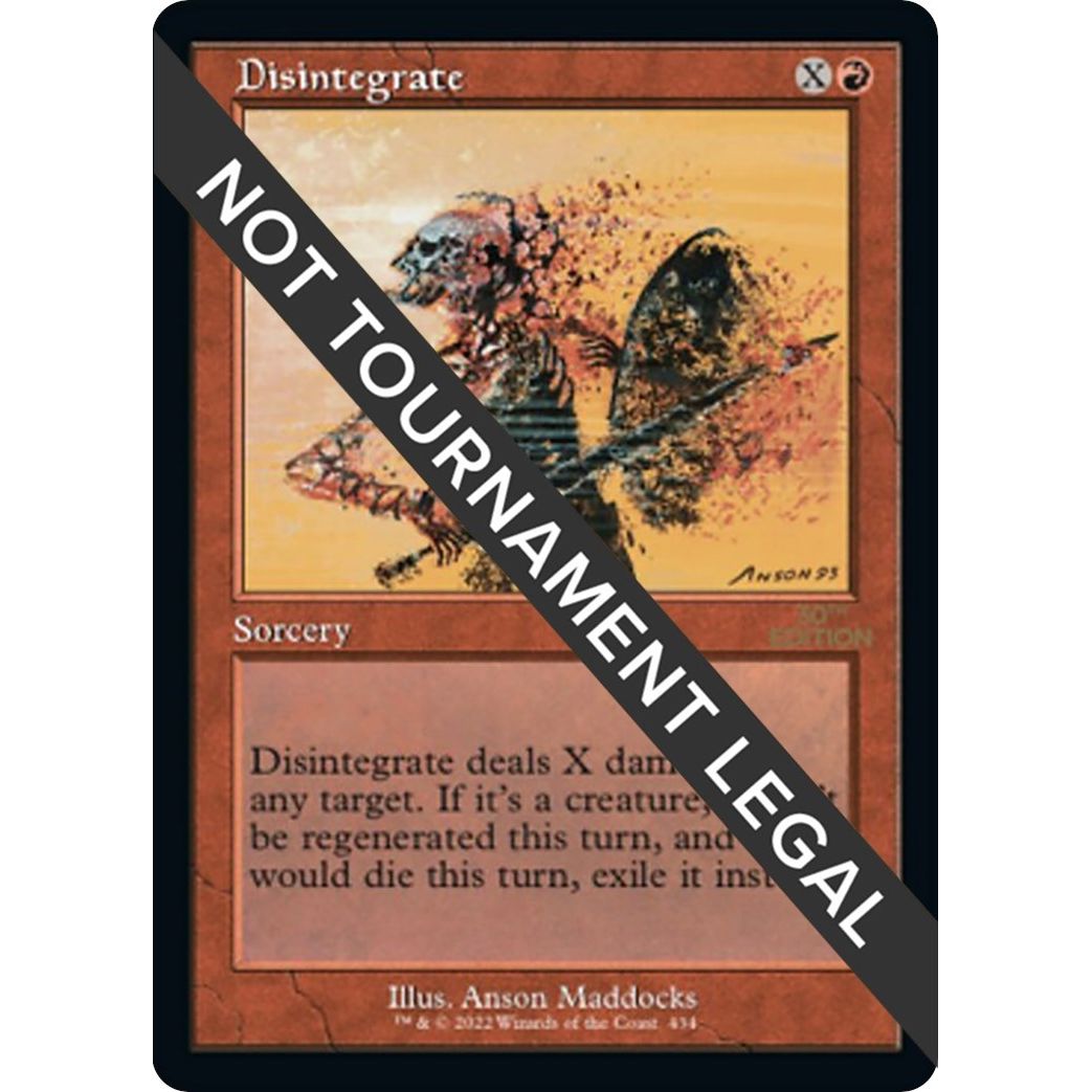 Image for Disintegrate (Retro Frame) (434) (30A) - Magic: The Gathering