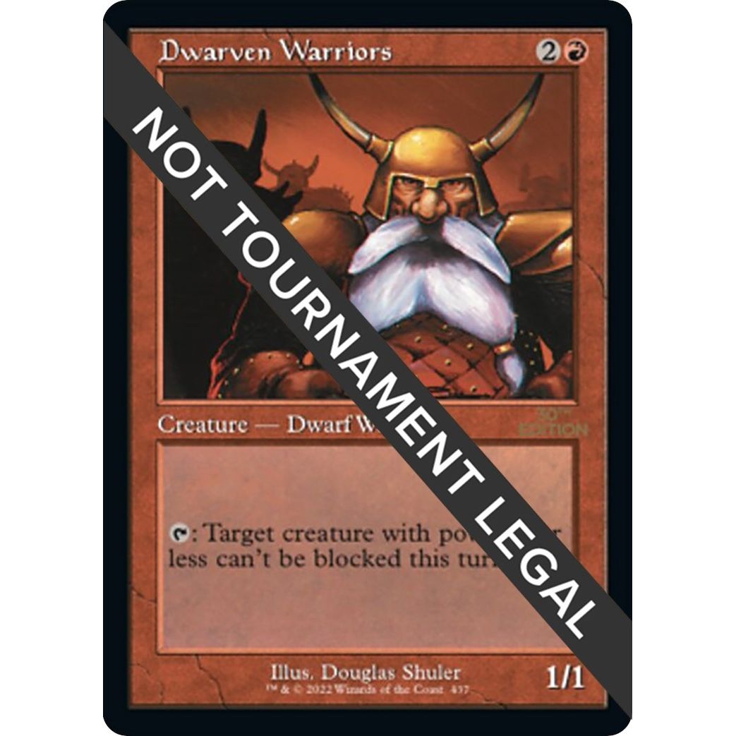 Image for Dwarven Warriors (Retro Frame) (437) (30A) - Magic: The Gathering