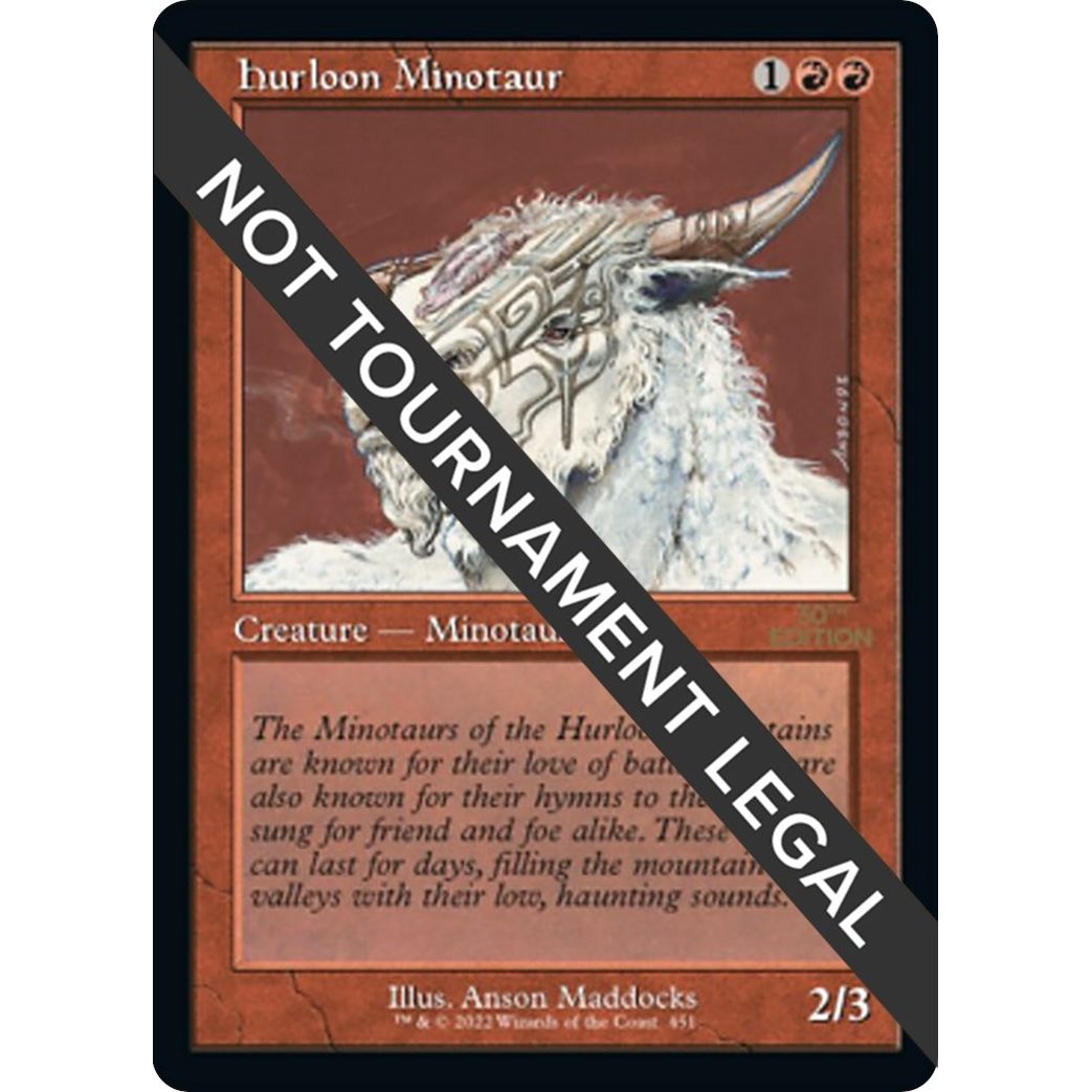 Image for Hurloon Minotaur (Retro Frame) (451) (30A) - Magic: The Gathering