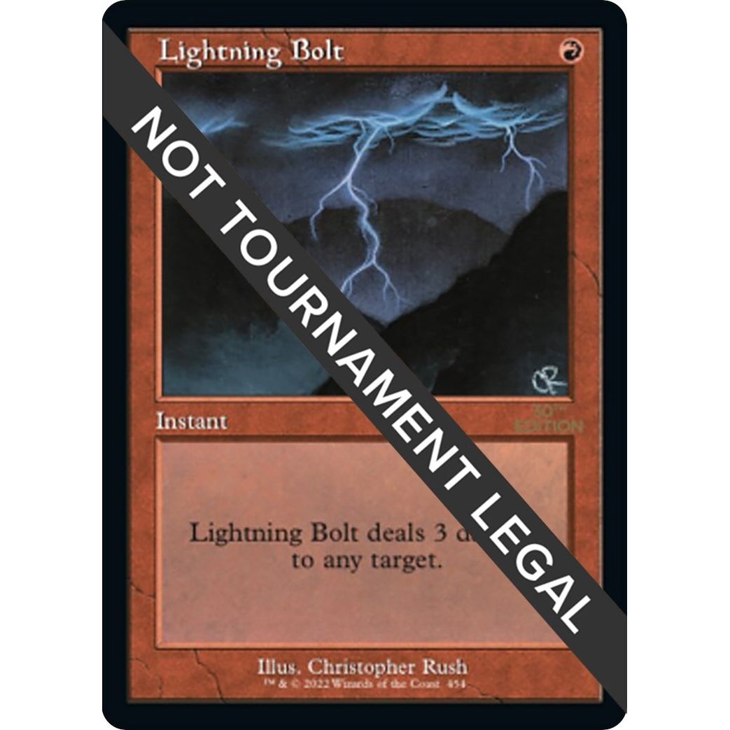 Image for Lightning Bolt (Retro Frame) (454) (30A) - Magic: The Gathering