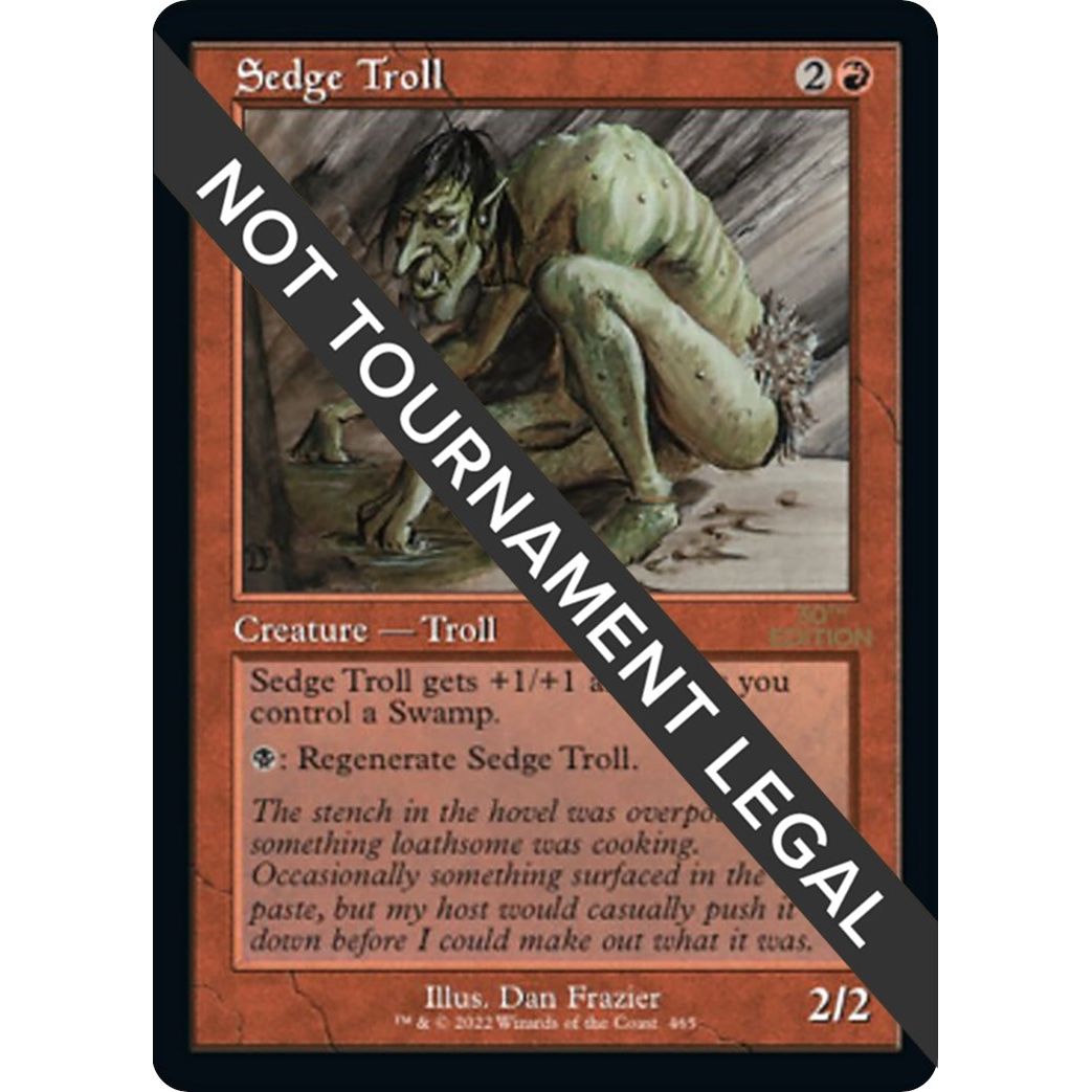 Image for Sedge Troll (Retro Frame) (465) (30A) - Magic: The Gathering