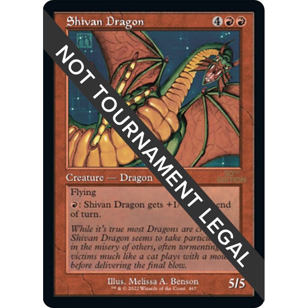 Image for Shivan Dragon (Retro Frame) (467) (30A) - Magic: The Gathering