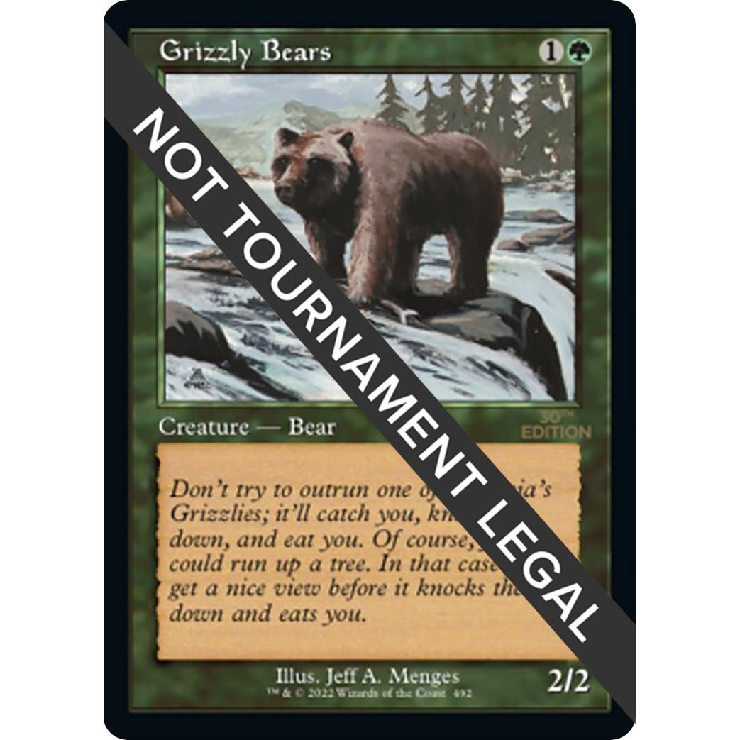 Image for Grizzly Bears (Retro Frame) (492) (30A) - Magic: The Gathering
