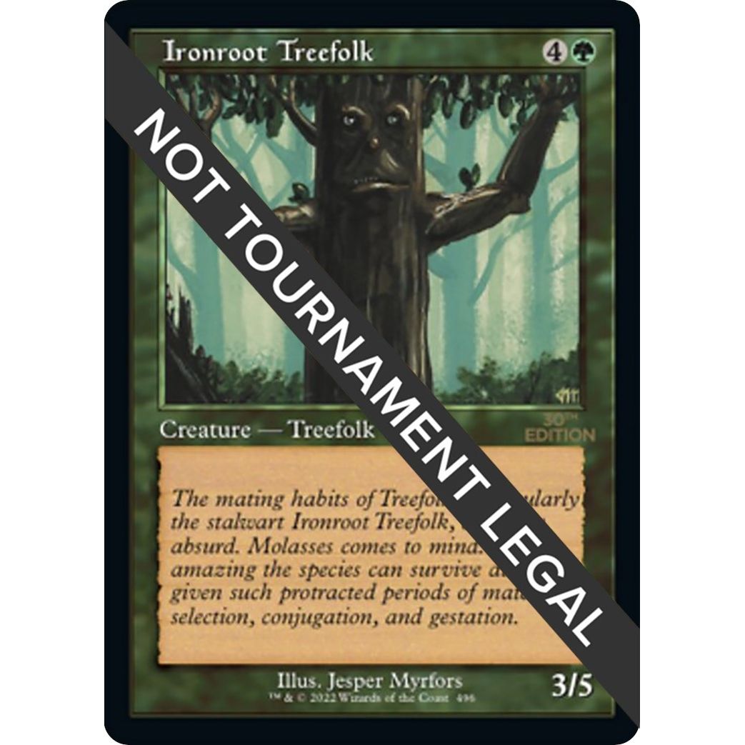 Image for Ironroot Treefolk (Retro Frame) (496) (30A) - Magic: The Gathering