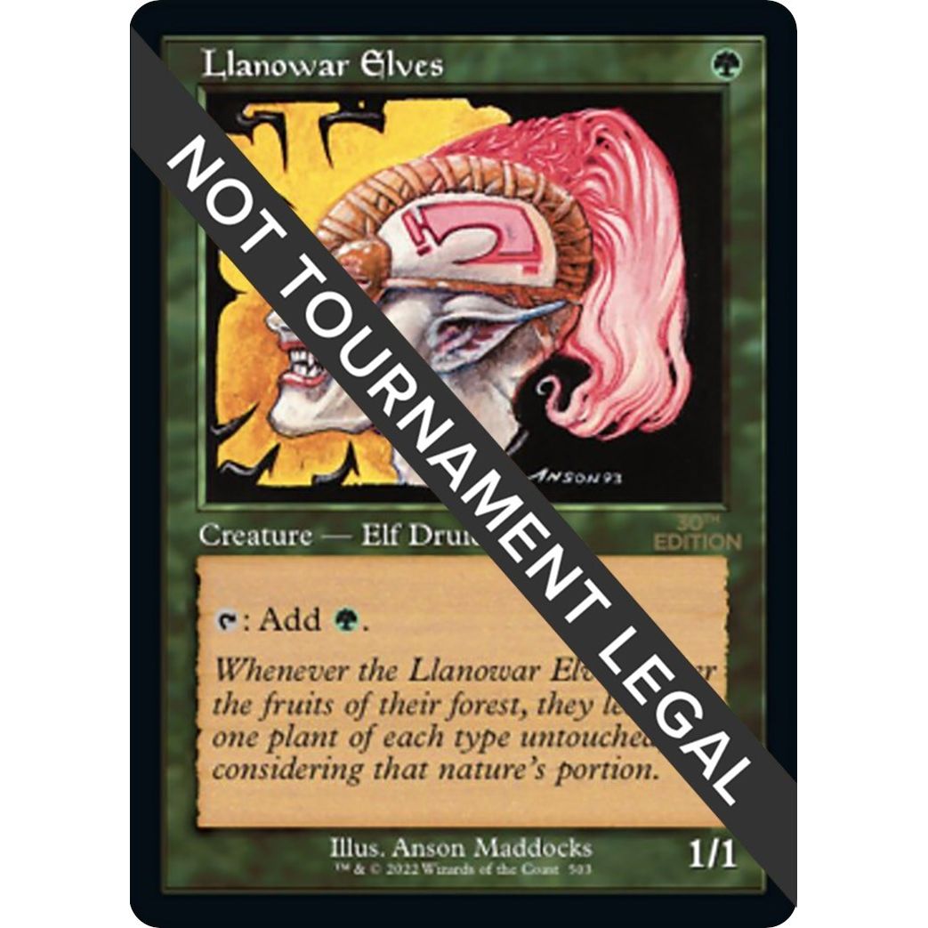 Image for Llanowar Elves (Retro Frame) (503) (30A) - Magic: The Gathering