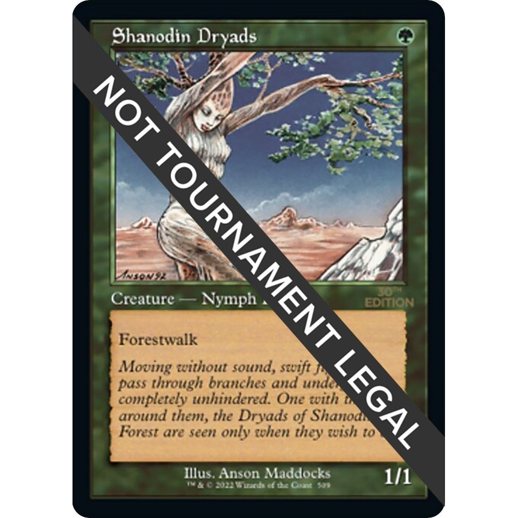 Image for Shanodin Dryads (Retro Frame) (509) (30A) - Magic: The Gathering