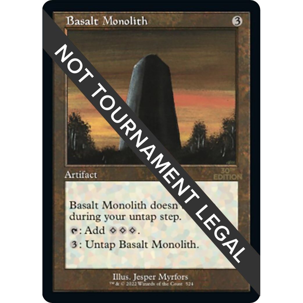 Image for Basalt Monolith (Retro Frame) (524) (30A) - Magic: The Gathering
