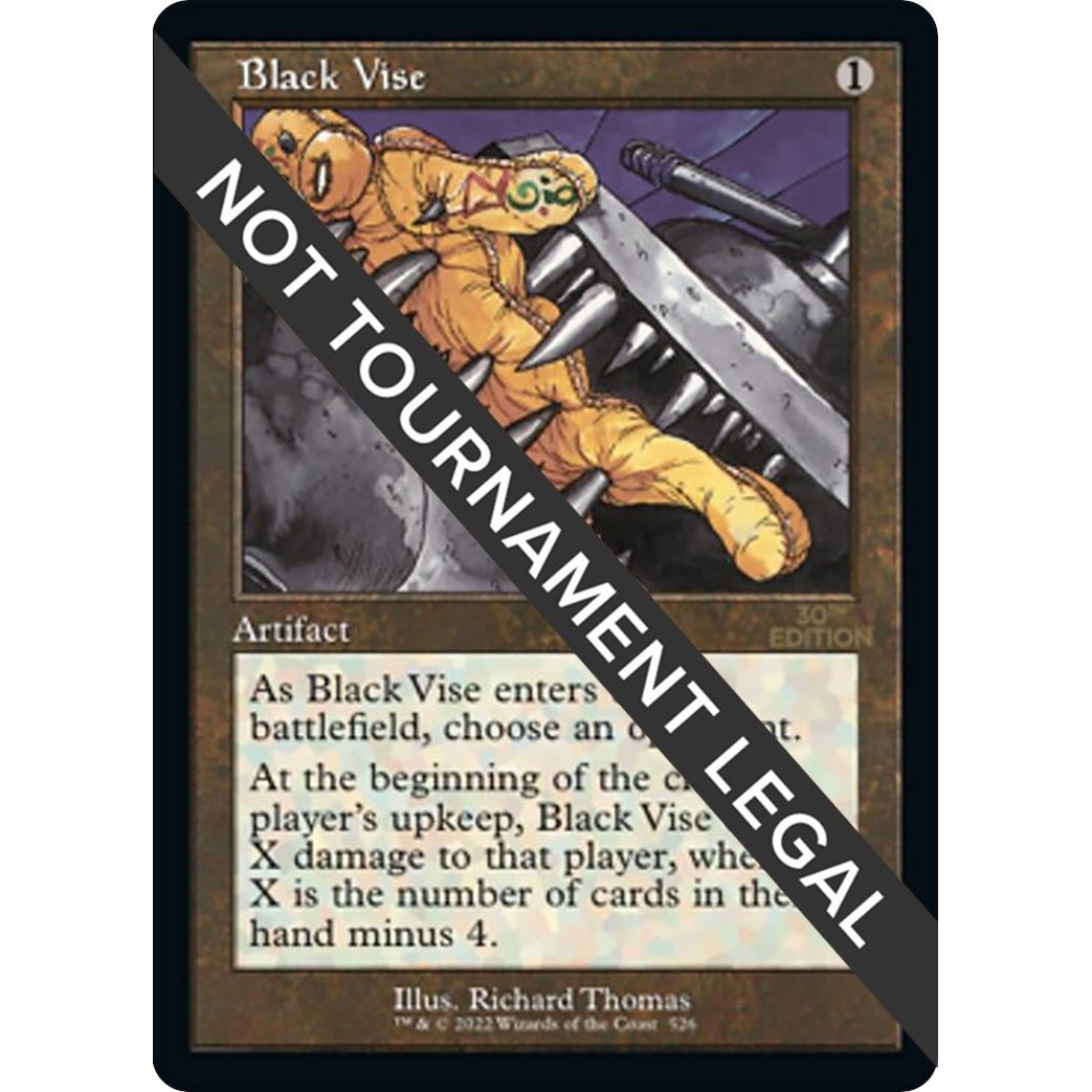 Image for Black Vise (Retro Frame) (526) (30A) - Magic: The Gathering