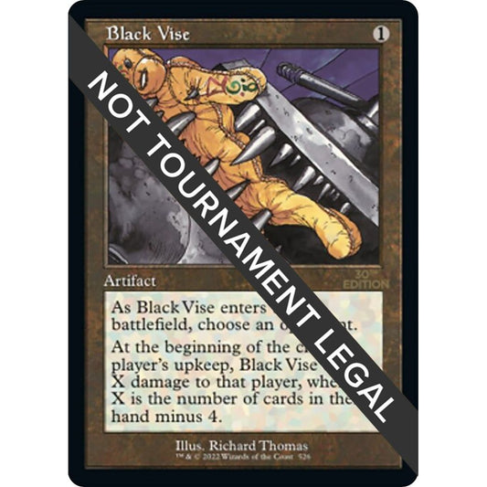 Image for Black Vise (Retro Frame) (526) (30A) - Magic: The Gathering