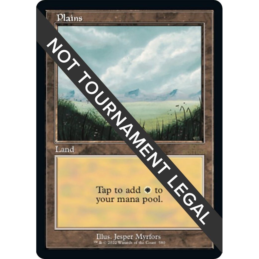 Image for Plains (580) (Retro Frame) (580) (30A) - Magic: The Gathering