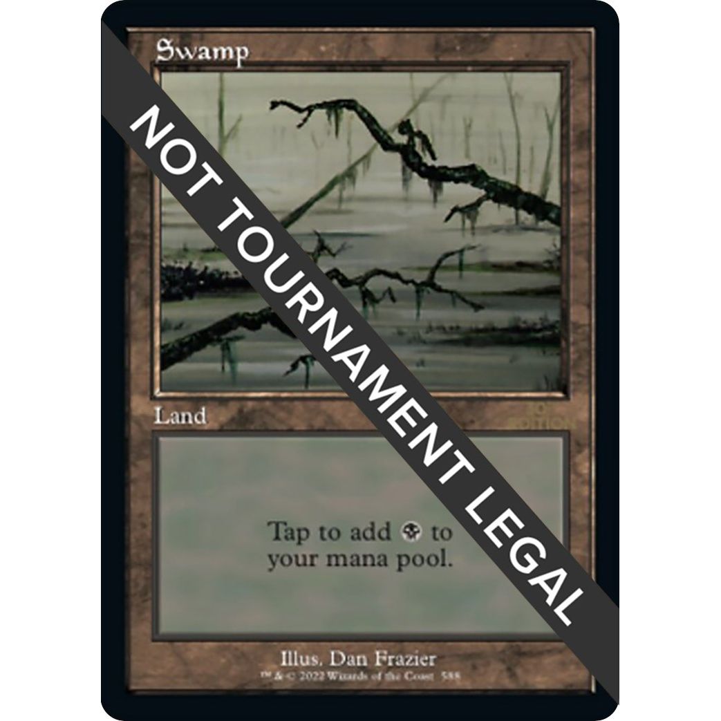 Image for Swamp (588) (Retro Frame) (588) (30A) - Magic: The Gathering
