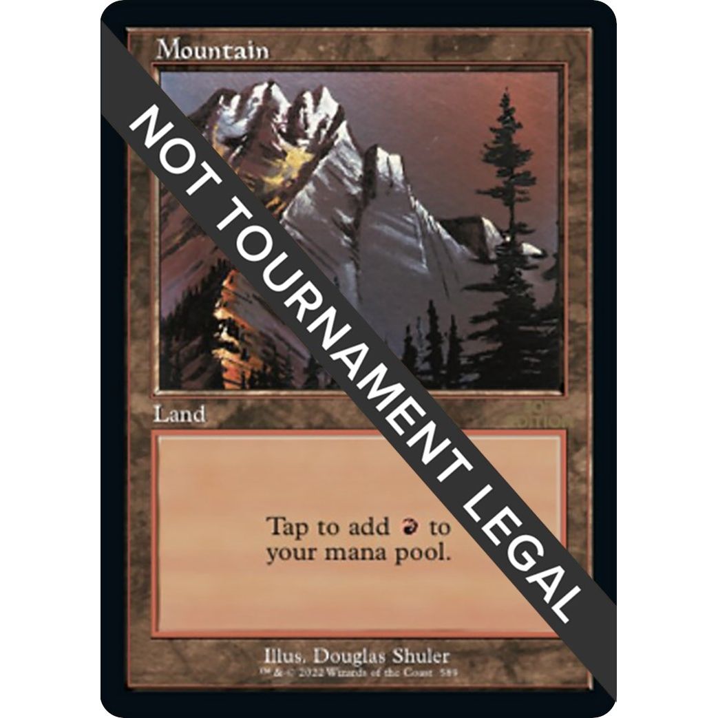 Image for Mountain (589) (Retro Frame) (589) (30A) - Magic: The Gathering