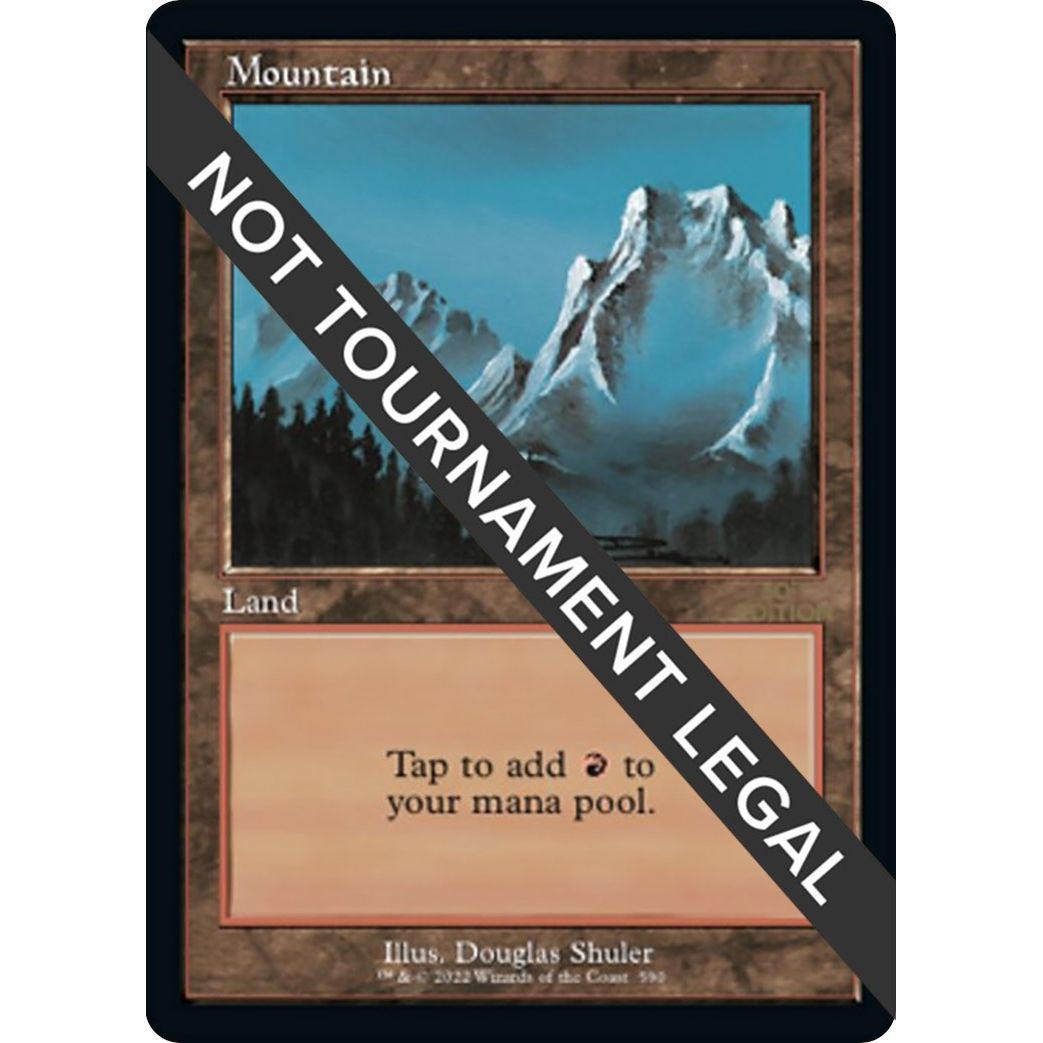 Image for Mountain (590) (Retro Frame) (590) (30A) - Magic: The Gathering