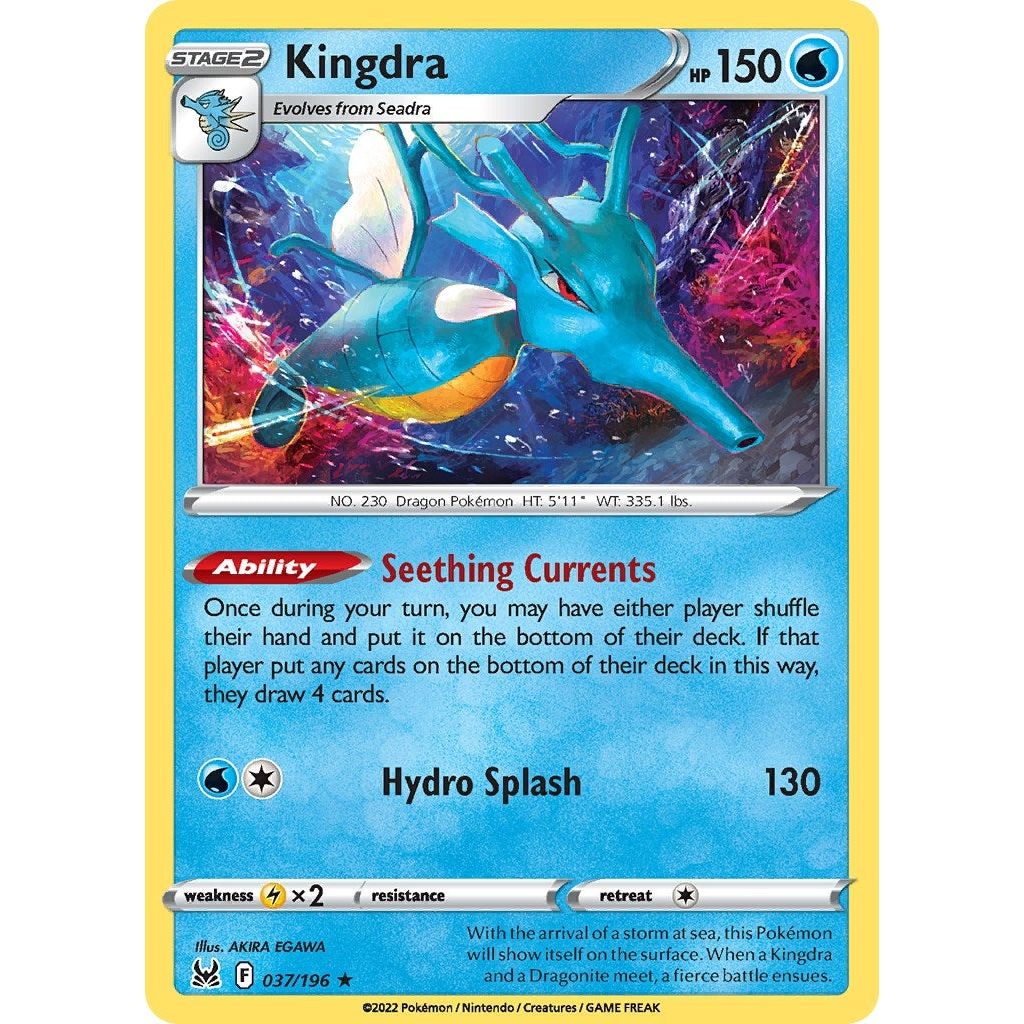 Image for Kingdra (037/196) (PR) - Pokemon