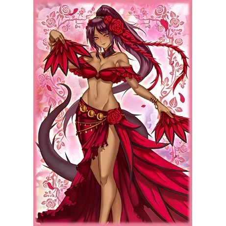 Image for Small Black Rose Signer Queen Sleeves (70-Pack) - Card Sleeves